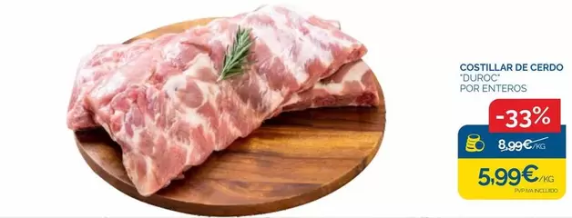 duroc - Costillar De Cerdo