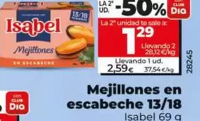 Isabel - Mejillones En Escabeche 13/18 