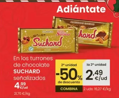 Suchard - Turrones De Chocolate