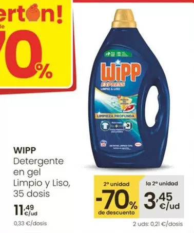 Wipp - Detergente En Gel Limpio Y Liso