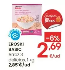 Eroski Basic - Arroz 3 Delicias