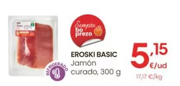 Eroski Basic - Jamón Curado