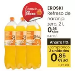 Eroski - Refresco De Naranja Zero