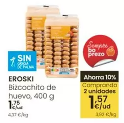 Eroski - Bizcochito De Huevo