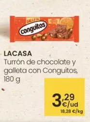 Lacasa - Turrón De Chocolate Y Galleta Con Conguitos