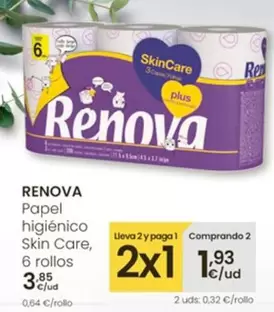 Renova - Papel Higiénico Skin Care