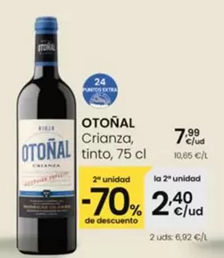 Otoñal - Crianza, Tinto