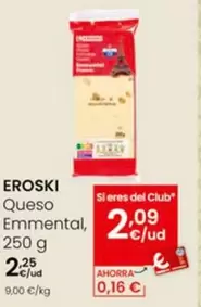 Eroski - Queso Emmental