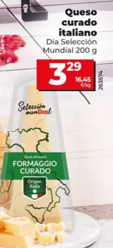 Dia Seleccion Mundial - Queso Curado Italiano 200 G