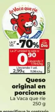 La Vaca Que Ríe - Queso Original En Porciones