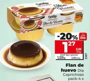 Dia Caprichoso - Flan De Huevo  Pack-4 X 100 G