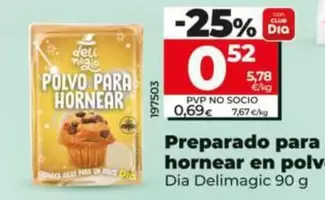 Dia Delimagic - Preparado Para Hornear En Polvo