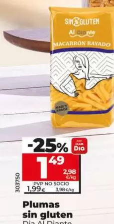 Dia Al Diante - Plumas Sin Gluten