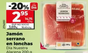 Dia Nuestra Alacena - Jamón Serrano En Lonchas