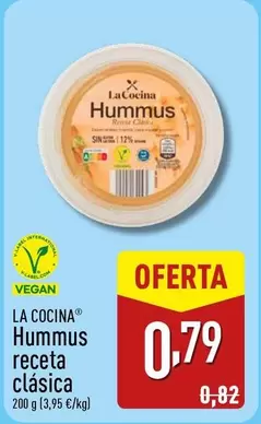 La Cocinera - Hummus Receta Clasica
