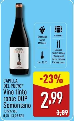 Vino Tinto Roble Dop Somontano
