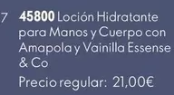 Locion Hidratante Para Manos Y Cuerpo Con Amapola Y Vainilla Essense & Co