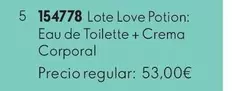  Love Potion: Eau De Toilette + Crema Corporal