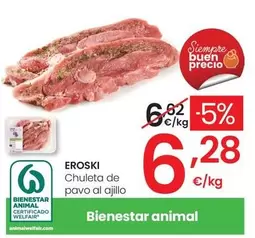 Eroski - Chuleta De Pavo Al Ajillo