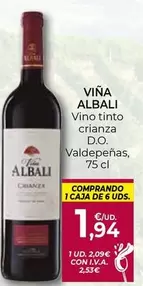 Viña Albali - Vino Tinto Crianza D.o. Valdepenas