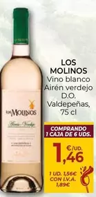 Los Molinos - Vino Blanco Airen Verdejo D.o. Valdepenas