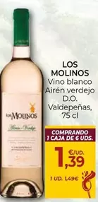 Los Molinos - Vino Blanco Airen Verdejo D.o. Valdepenas