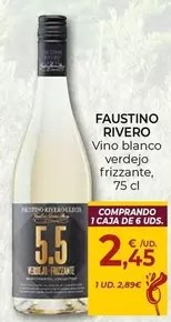 Faustino Rivero - Vino Blanco Verdejo Frizzante