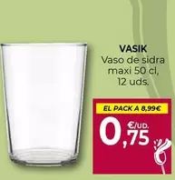 Vaso De Sidra Maxi