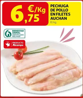 Auchan - Pechuga De Pollo En Filetes