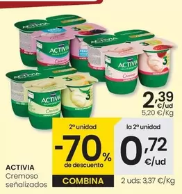 Activia - Cremoso Senalizados
