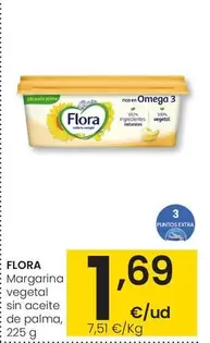 Flora - Margarina Vegetal Sin Aceite De Palma