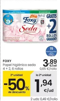 Foxy - Papel Higienico Seda