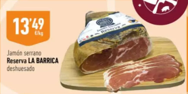 la barrica - Jamón Serrano Reserva