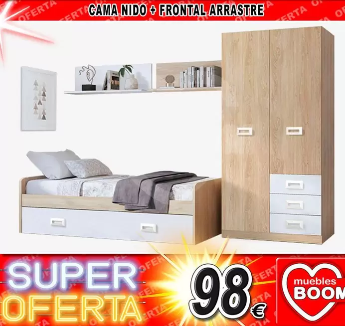 Cama Nido + Frontal Arrastre