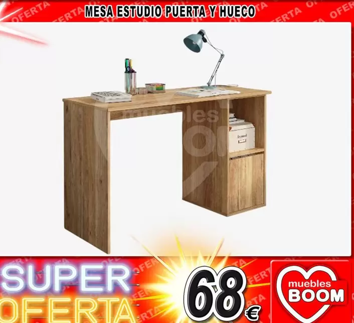 Mesa Estudio Puerta Y Hueco