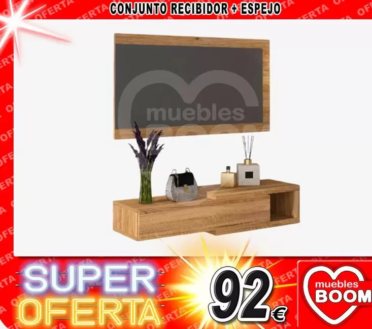 Conjunto Recibidor + Espejo