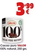 Valor - Cacao Puro 100% Natural