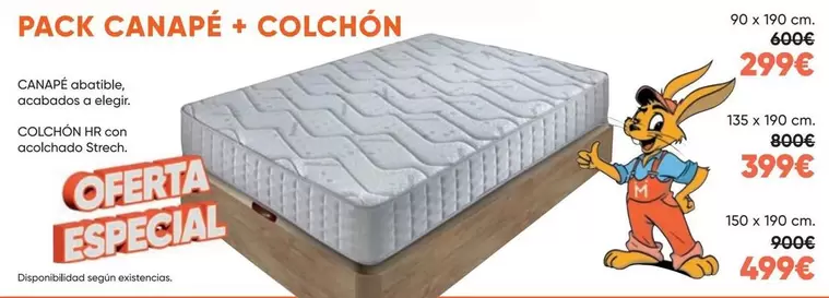 Pack Canape + Colchon