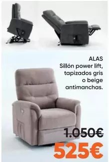 Alas Sillon Power Lift