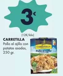 Carretilla - Pollo Al Ajillo Con Patatas Asadas