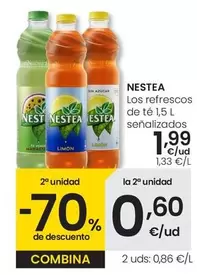 Nestea - Los Refrescos De Te 1,5 L Senalziados