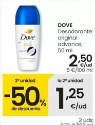 Dove - Desodorante Original Advance