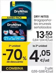 Huggies - DryNites Bragapanales Enuresis Senalizados