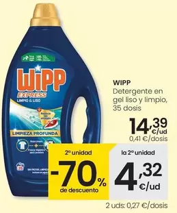 Wipp - Detergente En Gel Liso Y Limpio