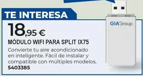 Modulo Wifi Para Split IX75