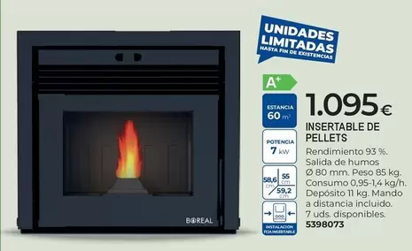Insertable De Pellets