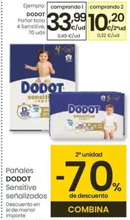 Dodot - Pañal Talla 4 Sensitive