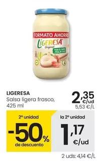 Ligeresa - Salsa Ligera Frasco