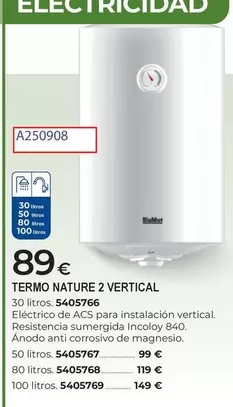 Bigmat - Termo Nature 2 Vertical