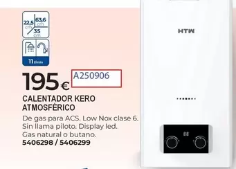 HTW - Calentador Kero Atmosférico